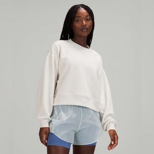 Lululemon Softstreme Perfectly Oversized Cropped Pullover Sweatshirt Size 8